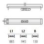 Odpływ liniowy 88.5 cm stal 90109210 ACO ShowerDrain C zdj.2