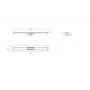 Odpływ liniowy z rusztem czarnym 98.5 cm 90109111 ACO ShowerDrain C Black zdj.2