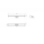 Odpływ liniowy z rusztem czarnym 98.5 cm 90109118 ACO ShowerDrain C Black zdj.2