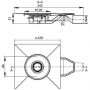 Odpływ prysznicowy cm 22452500 ACO zdj.2