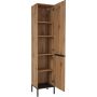 Szafka 40x33x183 cm boczna stojąca dąb AMASB4200N Astor Alba zdj.2