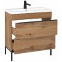 Umywalka z szafką 80 cm dąb AMAUB8022N Astor Alba zdj.2