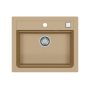 Zlewozmywak granitowy 59x50 cm beżowy 1131994 Alveus Atrox zdj.1