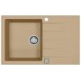 Zlewozmywak granitowy 79x50 cm beżowy 1132024 Alveus Cadit zdj.1