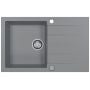 Zlewozmywak granitowy 79x50 cm szary/grafitowy/onyx 1132025 Alveus Cadit zdj.1