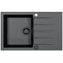 Zlewozmywak granitowy 79x50 cm czarny 1148159 Alveus Cadit zdj.1