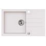 Zlewozmywak granitowy 78x48 cm biały 1203011 Alveus Rock zdj.1