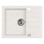 Zlewozmywak granitowy 59.5x47.5 cm biały 1213011 Alveus Rock zdj.1