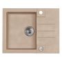 Zlewozmywak granitowy 59.5x47.5 cm beżowy 1213055 Alveus Rock'n'Roll zdj.1