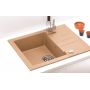Zlewozmywak granitowy 59.5x47.5 cm beżowy 1213055 Alveus Rock'n'Roll zdj.3