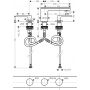 Axor MyEdition 47050670 bateria umywalkowa stojąca czarna zdj.2