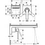 Axor MyEdition 47062670 bateria umywalkowa podtynkowa czarna zdj.2