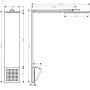 Axor ShowerComposition 12593000 deszczownica z ramieniem 42.4x11 cm prostokątna chrom zdj.2