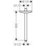 Axor One 48495700 ramię sufitowe biały zdj.2