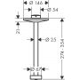 Axor One 48496700 ramię sufitowe biały zdj.2
