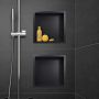 Półka wnękowa 60 cm czarna OBBL3 Balneo Wall-Box One Black zdj.5