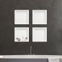 Półka wnękowa 60 cm biała OBWH3 Balneo Wall-Box One White zdj.4