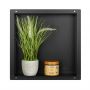 Półka wnękowa 30 cm czarna OBBL1NR Balneo Wall-Box No Rim Black zdj.6