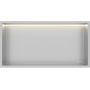Półka wnękowa 60 cm B01010101092 Balneo Wall Box LED Inox zdj.1