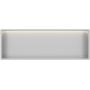 Półka wnękowa 90 cm B01010101093 Balneo Wall Box LED Inox zdj.1