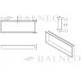 Półka wnękowa 90 cm czarna B01010201093 Balneo Wall Box zdj.2