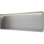 Półka wnękowa 90 cm B01010101093 Balneo Wall Box LED Inox zdj.3