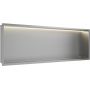 Półka wnękowa 90 cm B01010101093 Balneo Wall Box LED Inox zdj.4