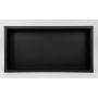 Półka wnękowa 60 cm czarna OBBL4 Balneo Wall-Box One Black zdj.1