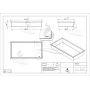 Półka wnękowa 60 cm czarna OBBL4 Balneo Wall-Box One Black zdj.2