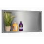 Półka wnękowa 60 cm stal OBIN3NR Balneo Wall-Box No Rim Inox zdj.1