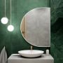 Lustro 100x50 cm biały 5904107923369 Baltica Design Tiny Border Semi Round zdj.1
