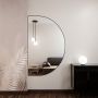 Lustro 80x60 cm czarny 5904107923567 Baltica Design Tiny Border Semi Round zdj.2