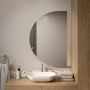 Lustro 130x85 cm srebrny 5904107923956 Baltica Design Tiny Border Semi Round zdj.1