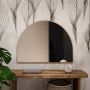 Lustro 80x60 cm złoty 5904107924045 Baltica Design Tiny Border Semi Round zdj.1
