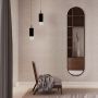 Lustro 60x140 cm owalne czarny 5904107924397 Baltica Design Tiny Border Pastille zdj.1
