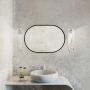 Lustro 60x140 cm owalne czarny 5904107924397 Baltica Design Tiny Border Pastille zdj.3
