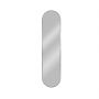 Lustro 40x60 cm owalne srebrny 5904107924403 Baltica Design Tiny Border Semi Round zdj.1