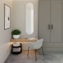 Lustro 40x60 cm owalne srebrny 5904107924403 Baltica Design Tiny Border Semi Round zdj.2