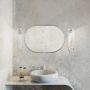 Lustro 40x60 cm owalne srebrny 5904107924403 Baltica Design Tiny Border Semi Round zdj.3