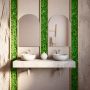 Lustro 60x90 cm srebrny 5904107924823 Baltica Design Tiny Border Pastille Cut zdj.1