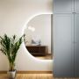 Lustro 150x95 cm z oświetleniem srebrny 5904107928487 Baltica Design Tiny Border Semi Round zdj.1