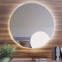 Lustro 70x70 cm okrągłe z oświetleniem 5904107912592 Baltica Design Bright zdj.3