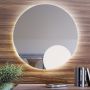 Lustro 60x60 cm okrągłe z oświetleniem 5904107912561 Baltica Design Bright zdj.4