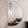 Lustro 80x60 cm czarny 5904107923567 Baltica Design Tiny Border Semi Round zdj.3