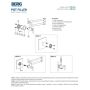 Bateria kuchenna ścienna czarna 830135B Berg Pot Filler zdj.10