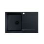 Zlewozmywak granitowy 78x50 cm czarny BRQ1911BK Berg Hobart zdj.3