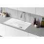 Zlewozmywak ceramiczny 86x51 cm biały BRZ22C11P Berg Grazia zdj.3