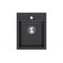 Zlewozmywak granitowy 50x40 cm czarny-szary/grafitowy/onyx ZHB14103 Berg Solo zdj.3