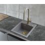 Zlewozmywak granitowy 50x40 cm beżowy ZHB23103 Berg Solo zdj.5