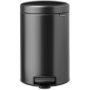 Kosz na śmieci 12 l czarny 233487 Brabantia NewIcon zdj.1